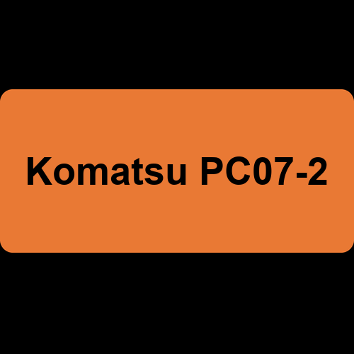 Komatsu PC07-2